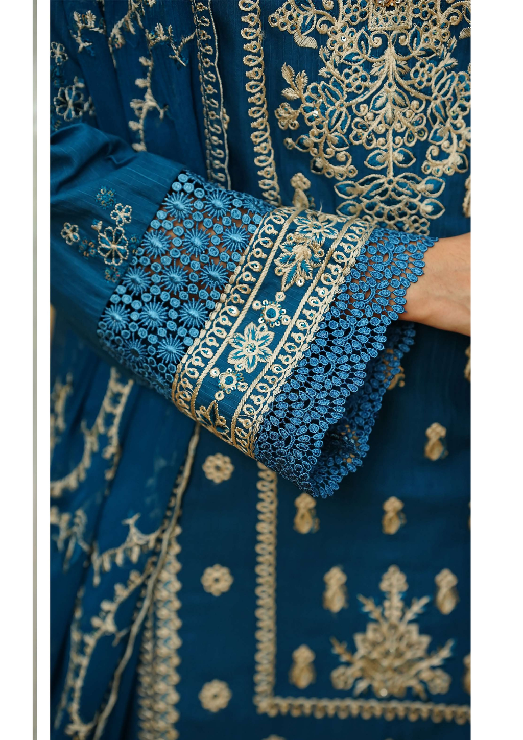 Agha Noor Cotton Ready To Wear Collection Ronak 2025 | Blue
