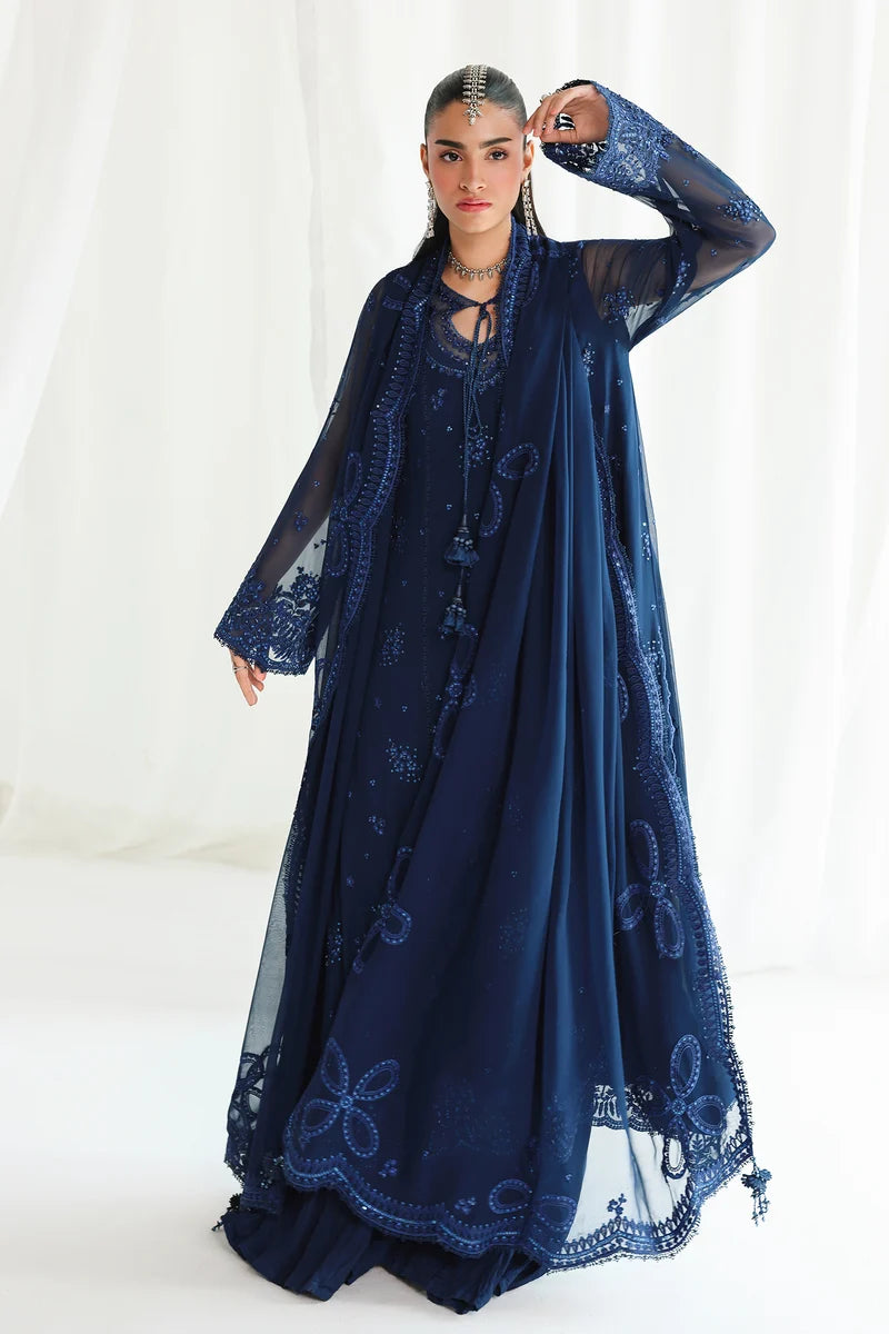 Qalamkar Luxury Chiffon Unstitched Collection | QCC-02 SHIREEN