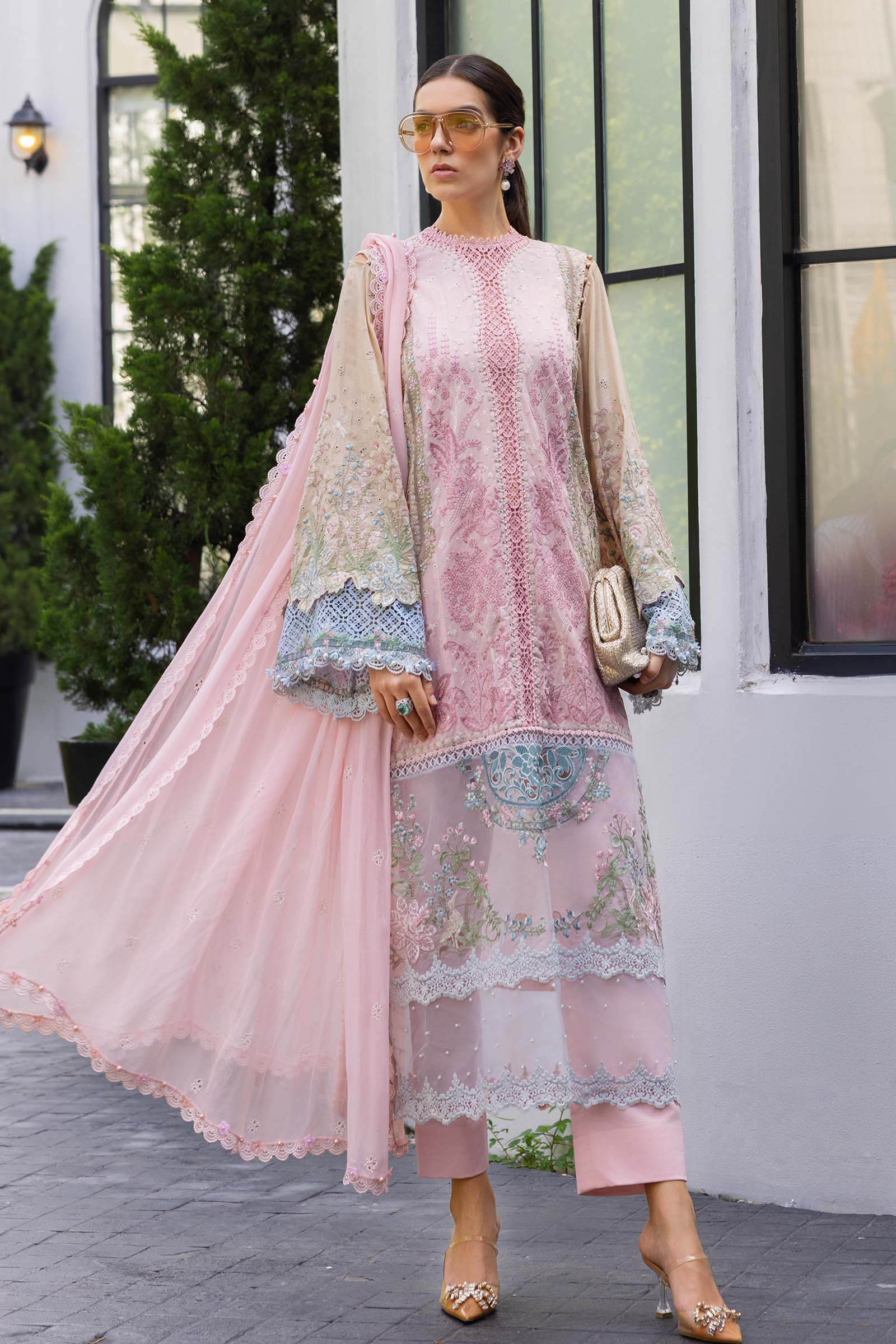 Maria B Luxury Lawn Eid Vol-26 Unstitched Collection 2026 | D09 - Mirha Fashion