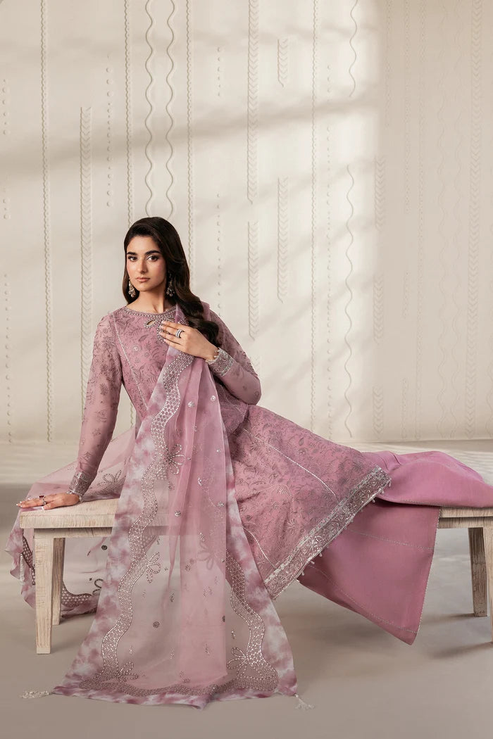 Zarif Bayaan Luxury Chiffon Unstitched Collection | D03 SIYAAN