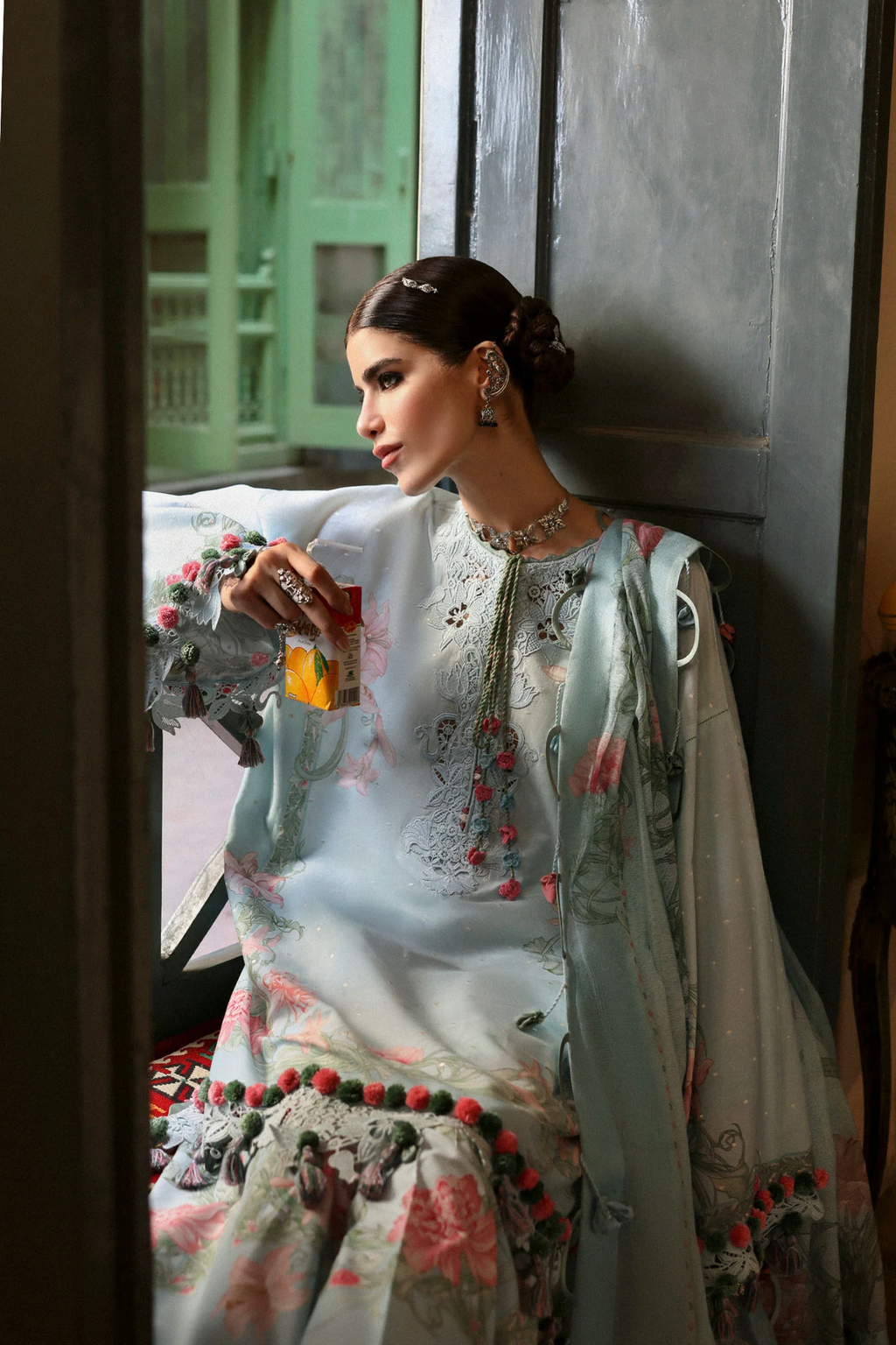 Zaha Festive Unstitched |Khushbo ZF-25-09 - Mirha Fashion