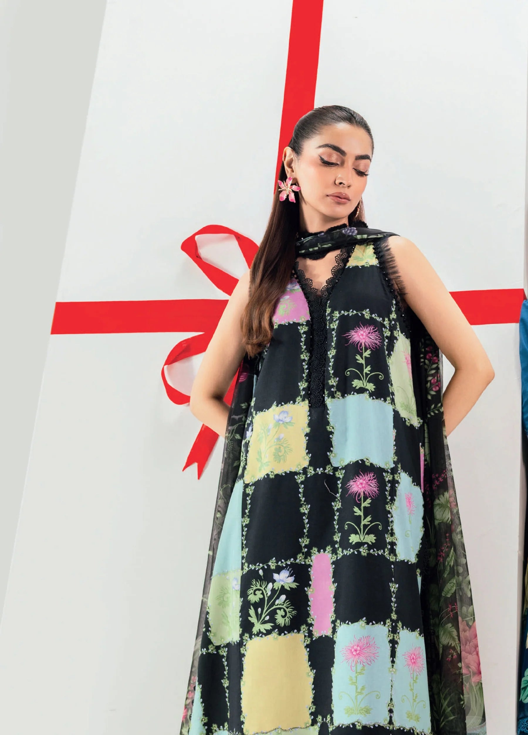 Maria B Mbasic Spring Summer Unstitched Collection | MB-CUSV13-10-B - Mirha Fashion