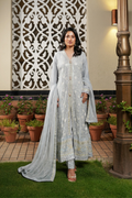 Agha Noor Luxury Gowns Afsanay Ready to Wear Collection | Light Grey