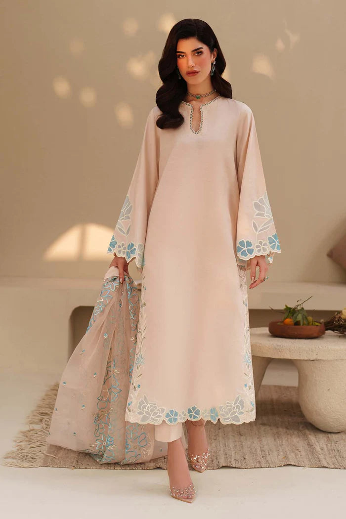 Zarif Exclusive Tabeer the Silk Edit Unstitched Collection 2026 | 02 FLORIELLE - Mirha Fashion