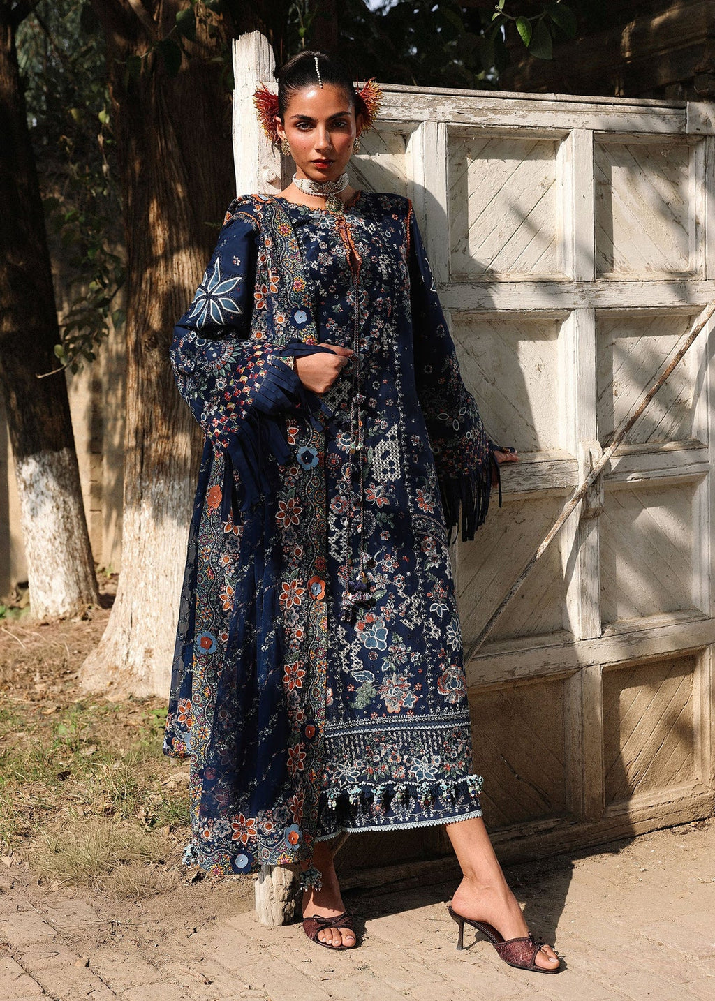 Hussain Rehar Kalabagh Luxury Lawn Unstitched Collection 2026 | D#80 AMALFI - Mirha Fashion