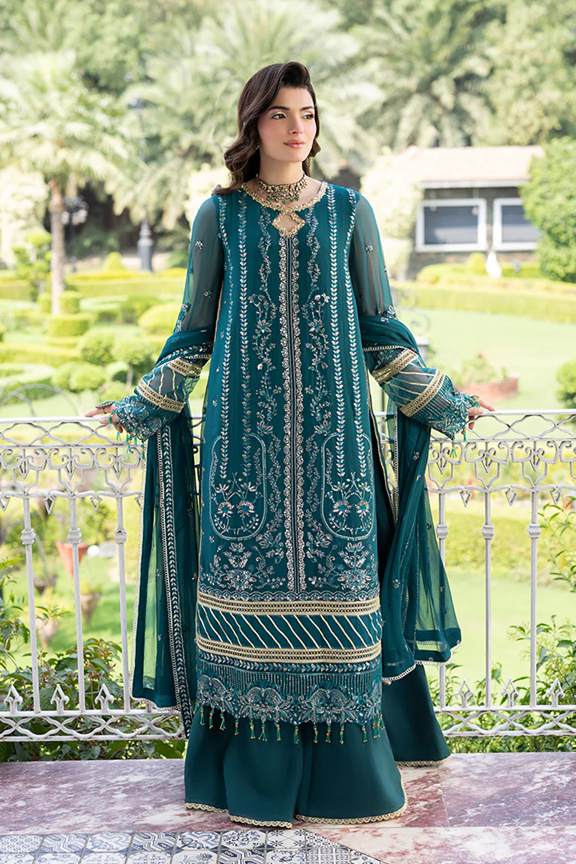 Manahil Lakhani Lamhae Festive 3 PCS Unstitched Collection 2025 | Iris