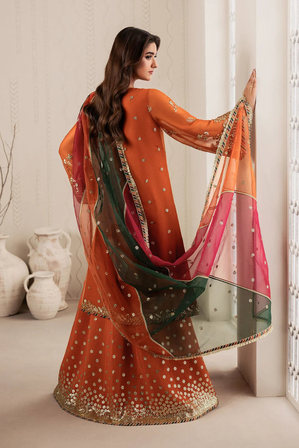 Zarif Bayaan Luxury Chiffon Unstitched Collection | D02 SUNOOR