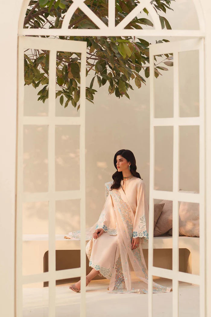 Zarif Exclusive Tabeer the Silk Edit Unstitched Collection 2026 | 02 FLORIELLE - Mirha Fashion