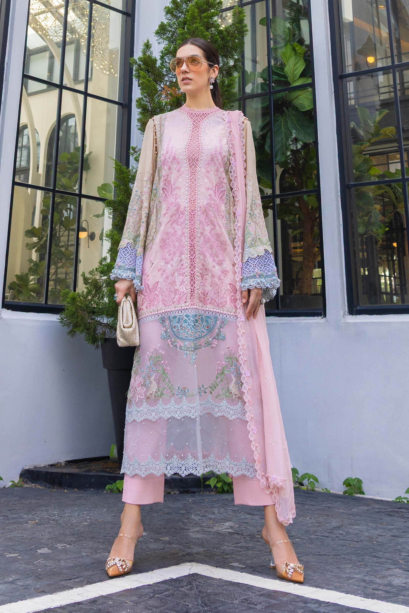Maria B Luxury Lawn Eid Vol-26 Unstitched Collection 2026 | D09 - Mirha Fashion