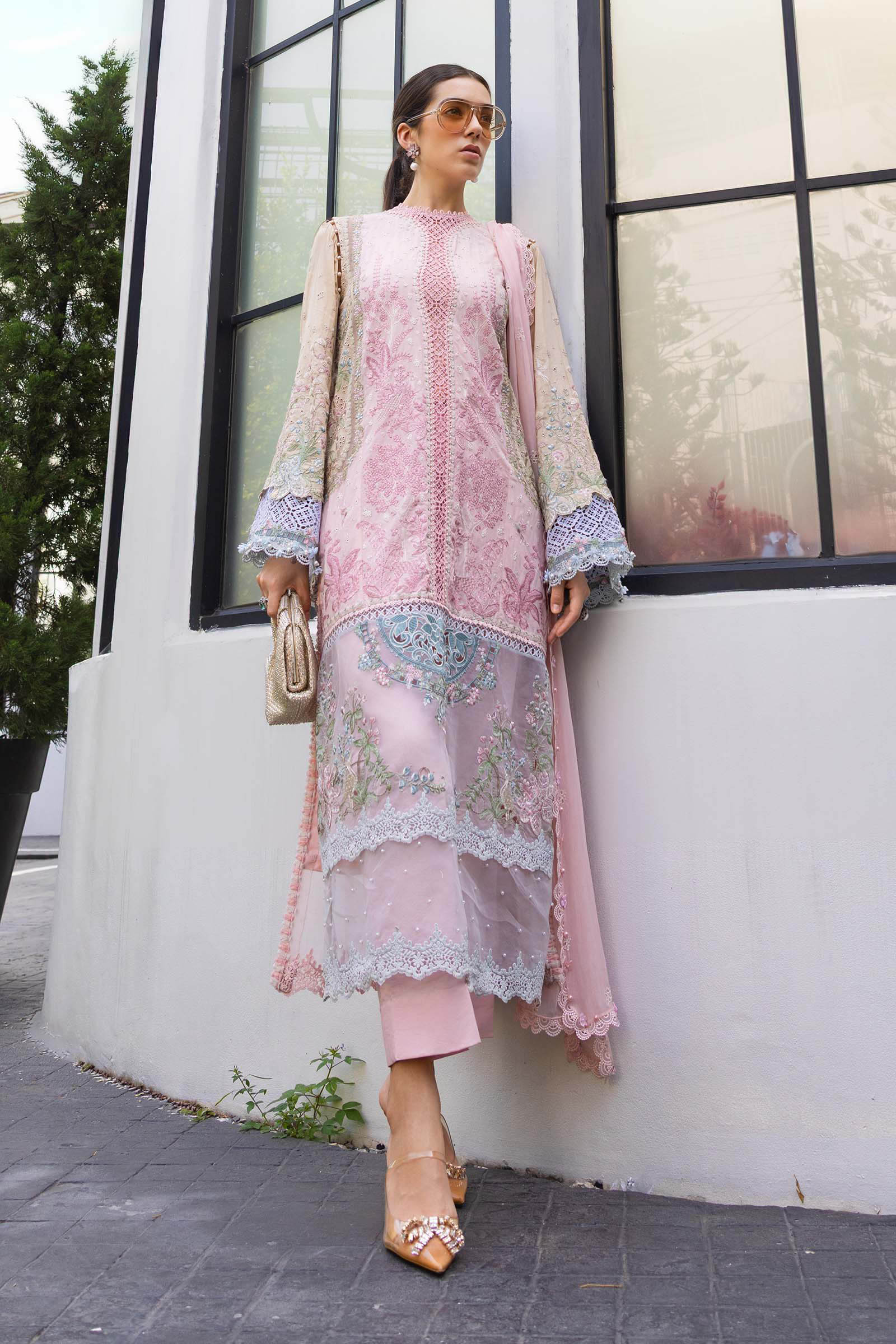Maria B Luxury Lawn Eid Vol-26 Unstitched Collection 2026 | D09 - Mirha Fashion