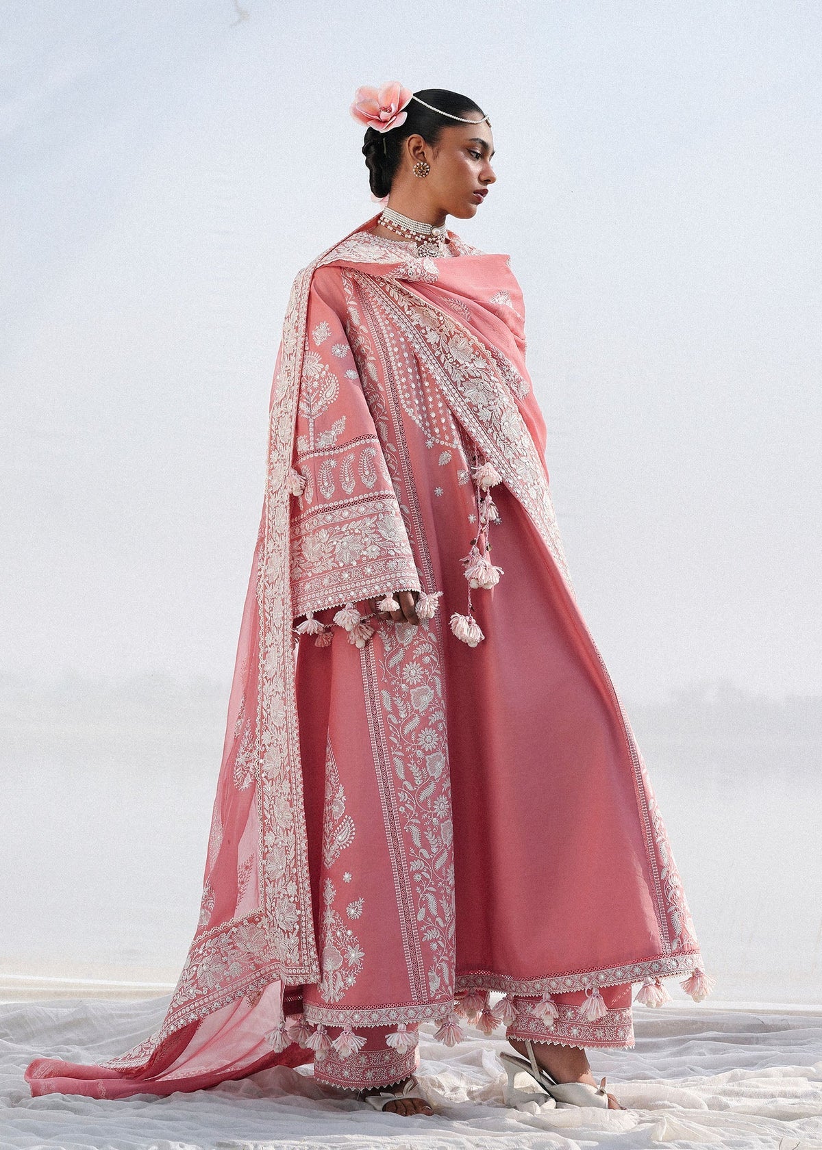 Hussain Rehar Kalabagh Luxury Lawn Unstitched Collection 2026 | D#1244 SORTI - Mirha Fashion