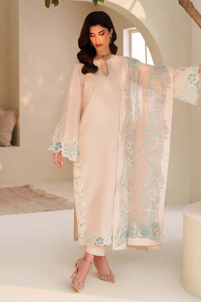 Zarif Exclusive Tabeer the Silk Edit Unstitched Collection 2026 | 02 FLORIELLE - Mirha Fashion