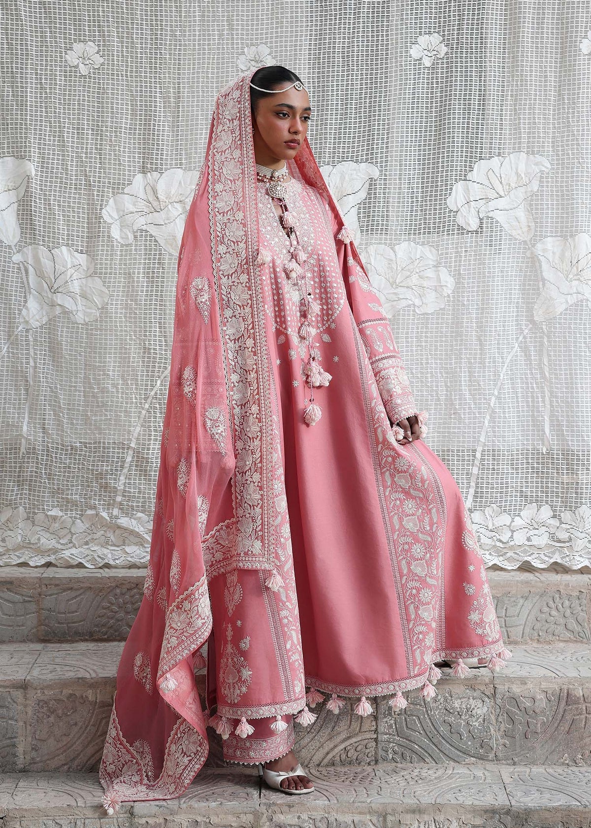 Hussain Rehar Kalabagh Luxury Lawn Unstitched Collection 2026 | D#1244 SORTI - Mirha Fashion
