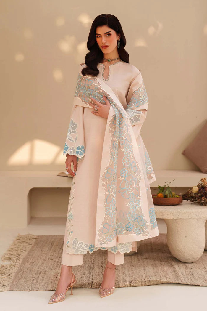Zarif Exclusive Tabeer the Silk Edit Unstitched Collection 2026 | 02 FLORIELLE - Mirha Fashion