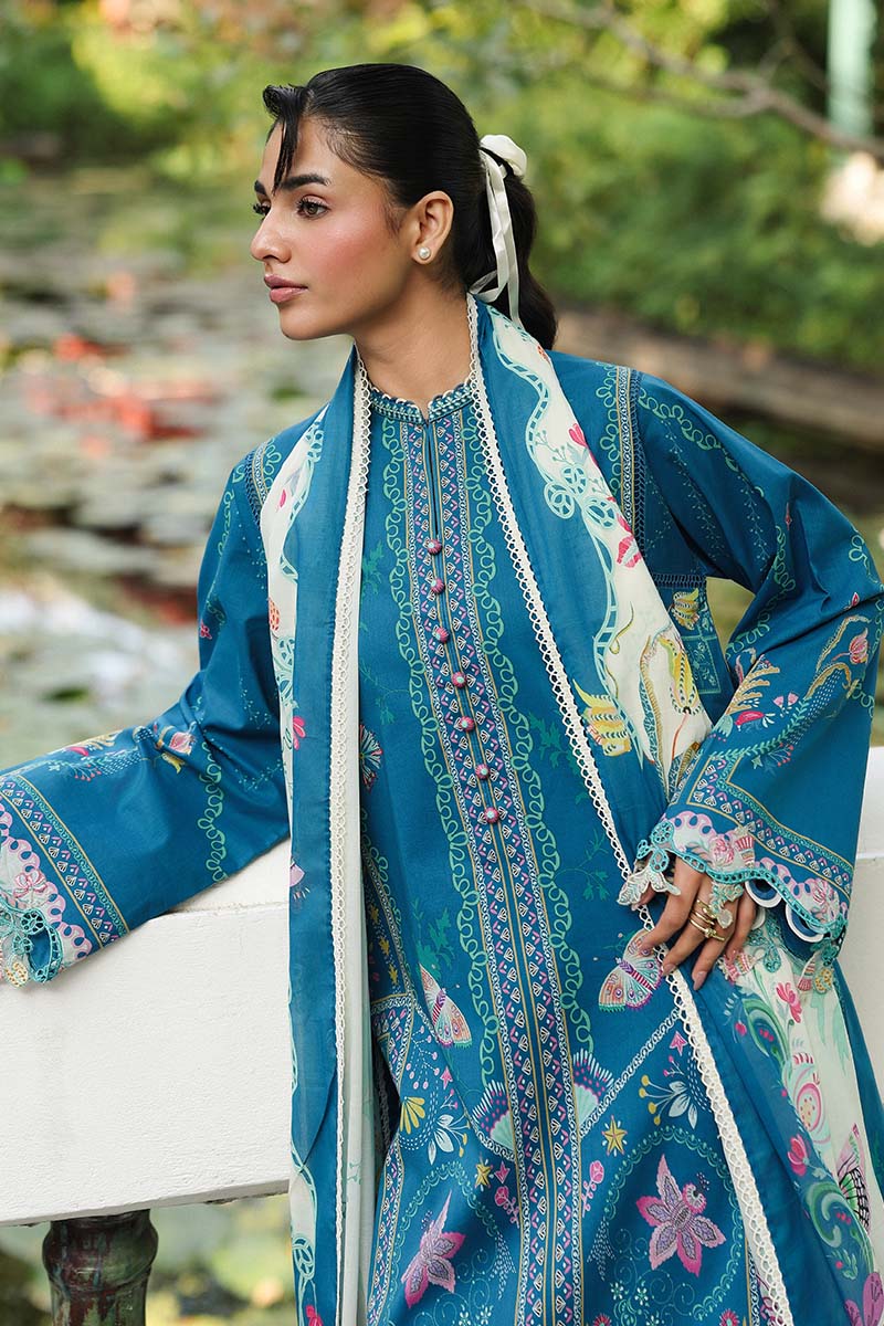 Qalamkar Qprints 3PCS Unstitched Lawn Collection 2026 | AX # 05 (B) CAIRE