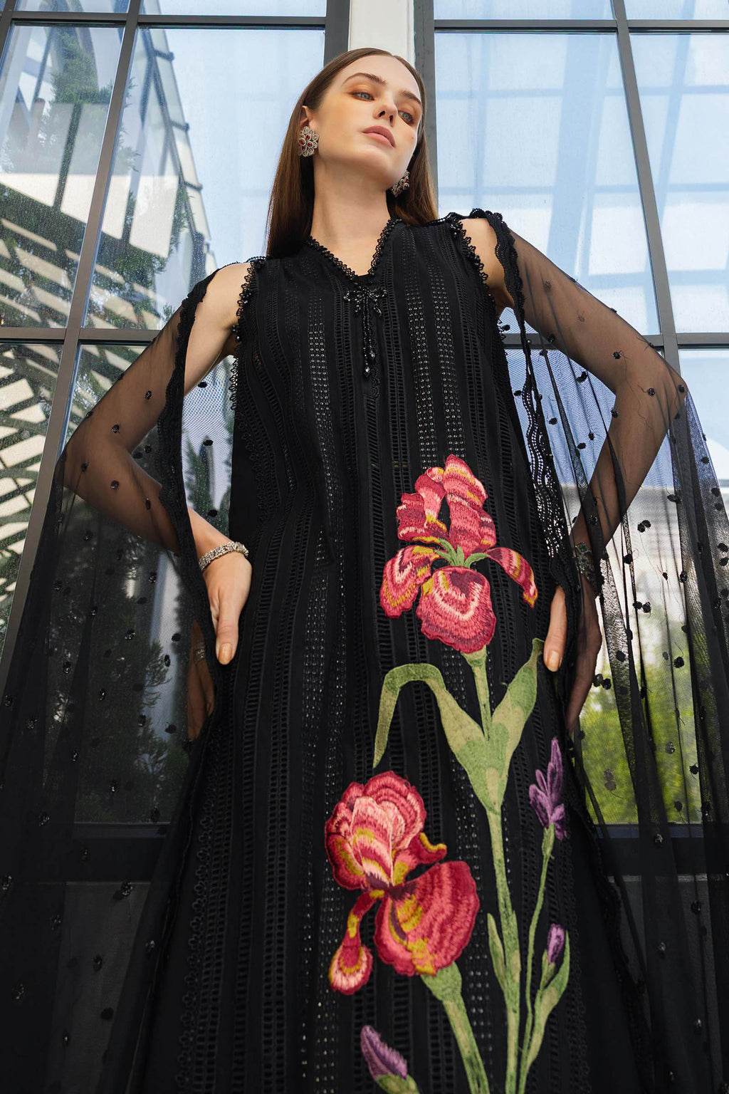 Maria B Luxury Lawn Eid Vol-26 Unstitched Collection 2026 | D10 - Mirha Fashion