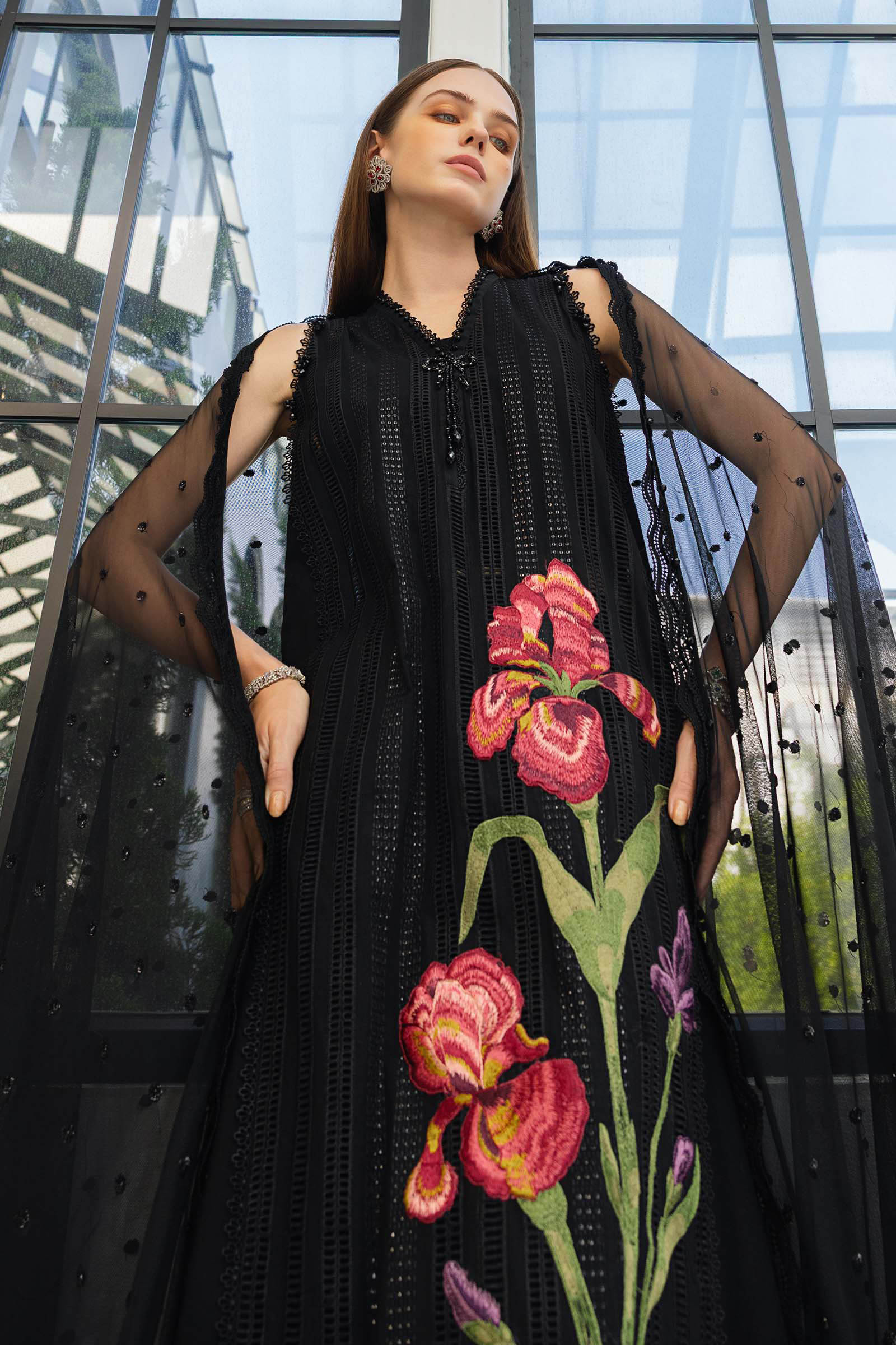 Maria B Luxury Lawn Eid Vol-26 Unstitched Collection 2026 | D10 - Mirha Fashion