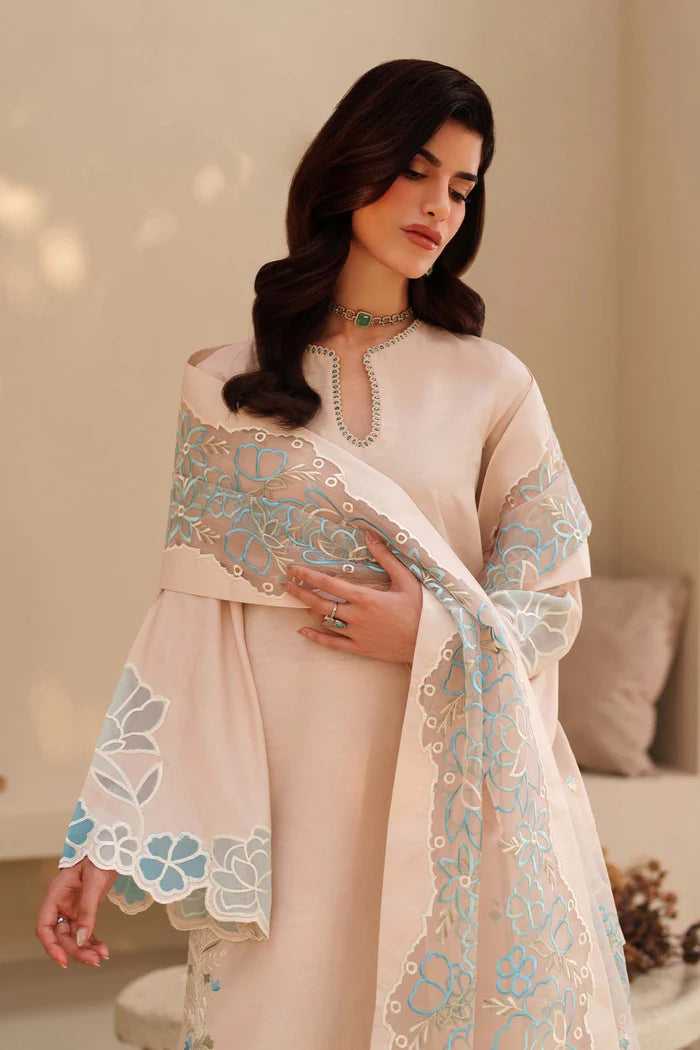 Zarif Exclusive Tabeer the Silk Edit Unstitched Collection 2026 | 02 FLORIELLE - Mirha Fashion