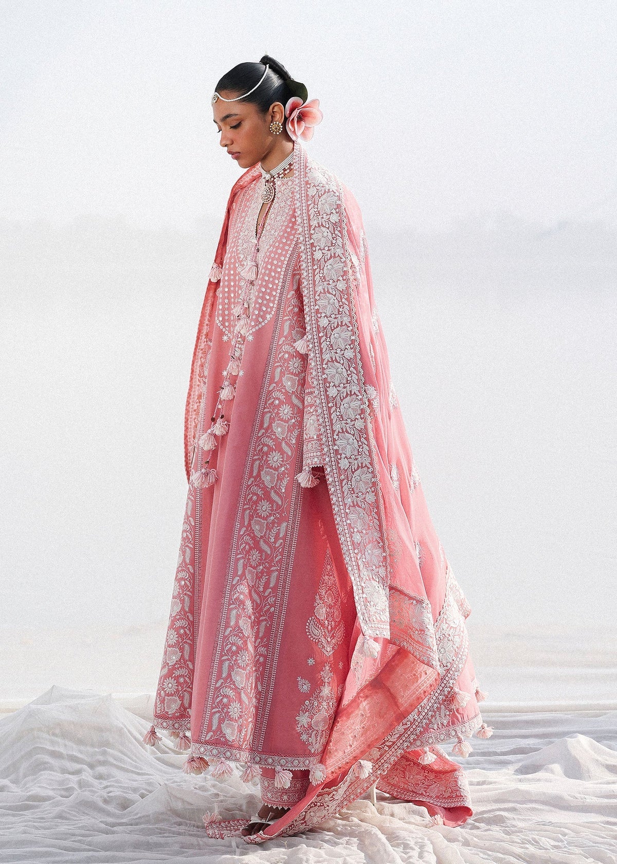Hussain Rehar Kalabagh Luxury Lawn Unstitched Collection 2026 | D#1244 SORTI - Mirha Fashion