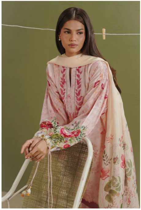 Coco By Zara Shahjahan Prints Drop-one Unstitched Collection 2026 | 8-B AYLA - Mirha Fashion