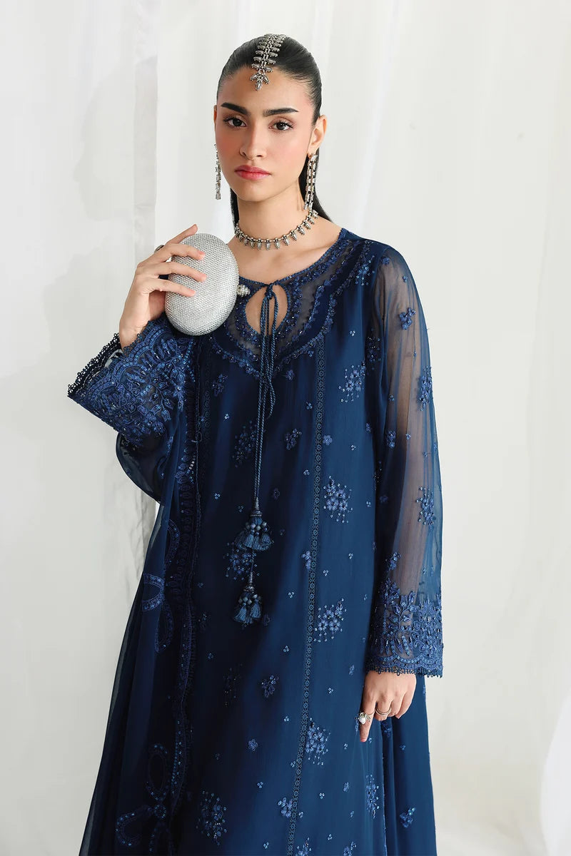 Qalamkar Luxury Chiffon Unstitched Collection | QCC-02 SHIREEN