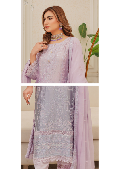 Agha Noor Silk Ready to Wear Collection Nov-2025 | Light Purple