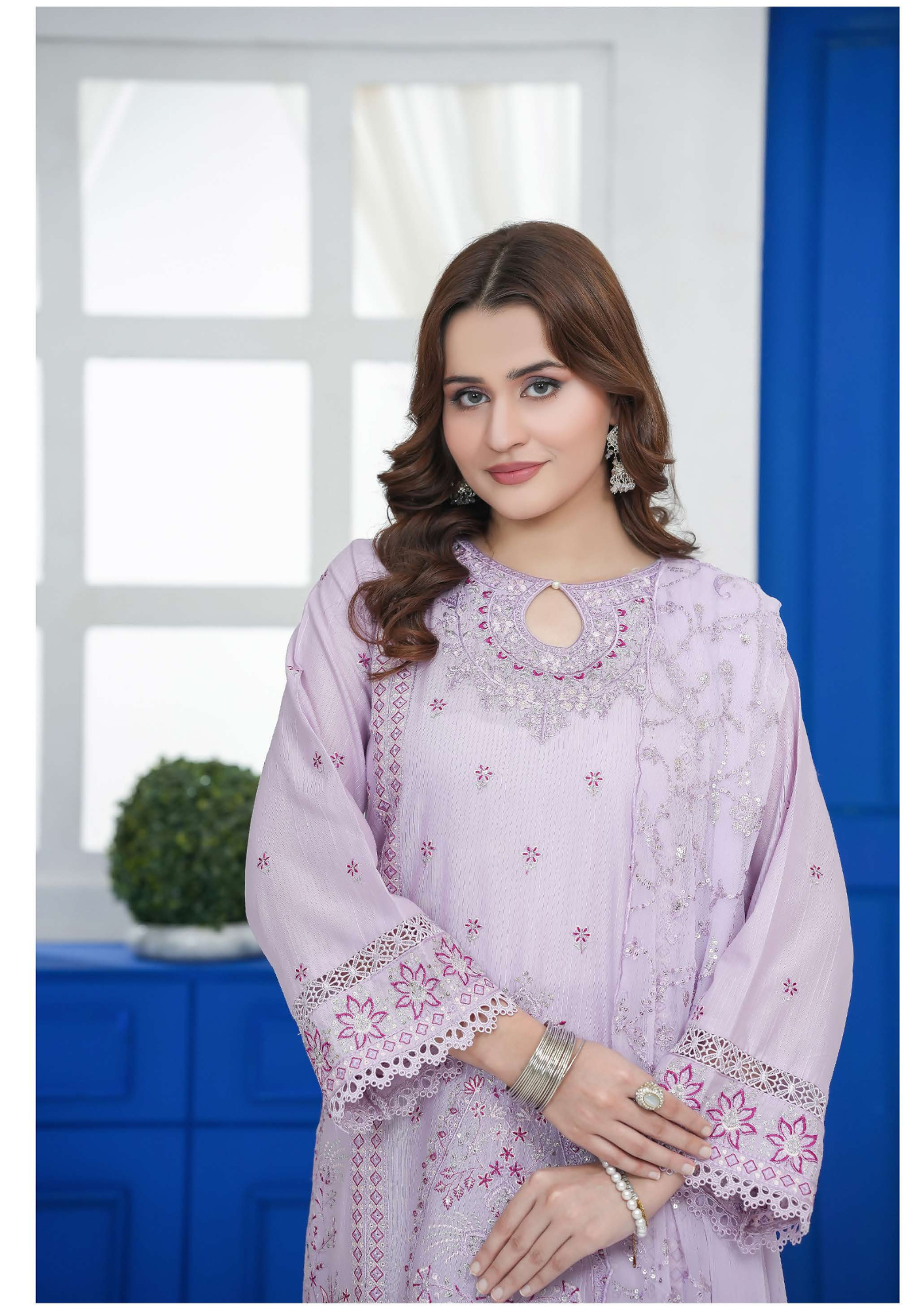 Agha Noor Cotton Ready To Wear Collection Khushi | lavender
