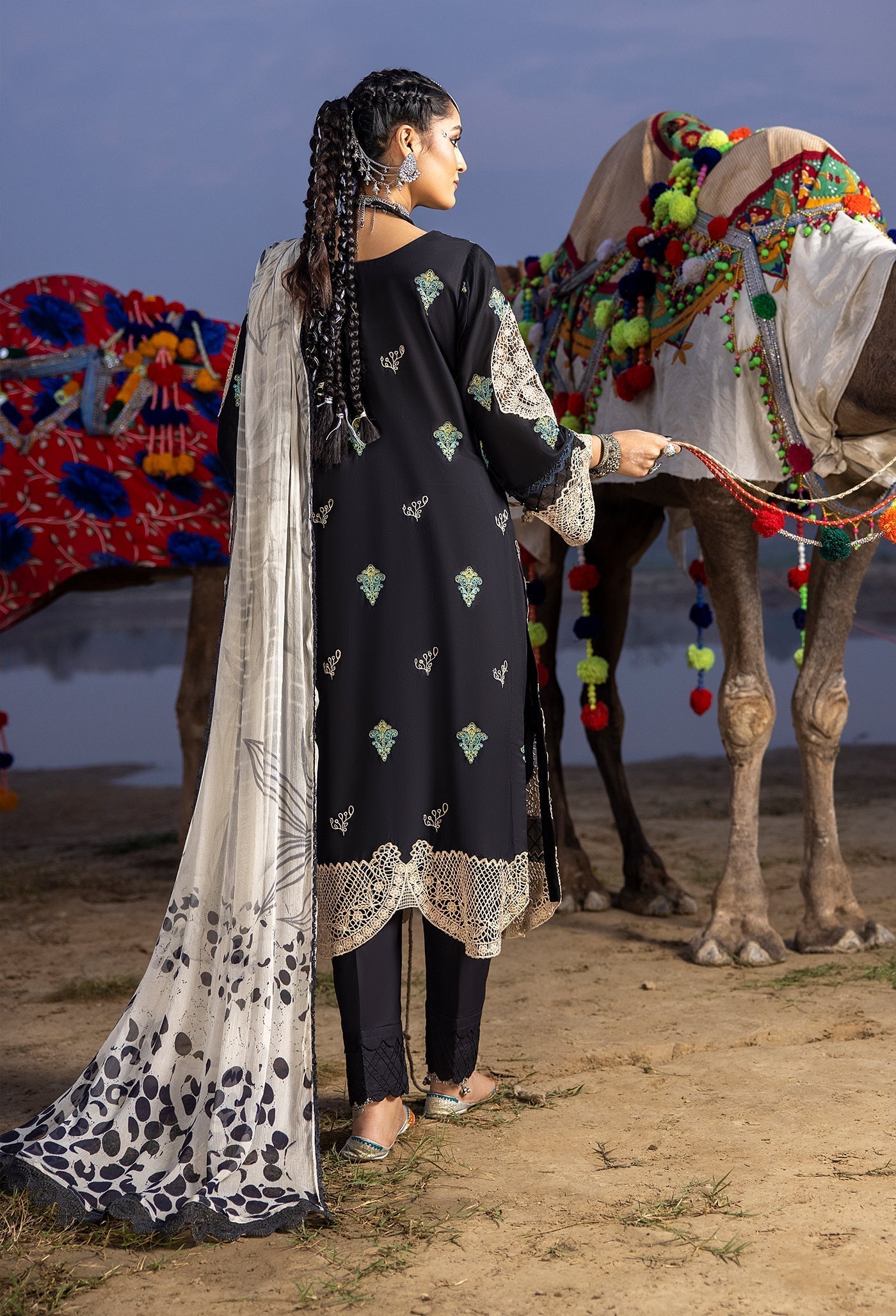 Adan Libaas Lawn By Hafsa Zia ADL101 -5530 - Mirha Fashion