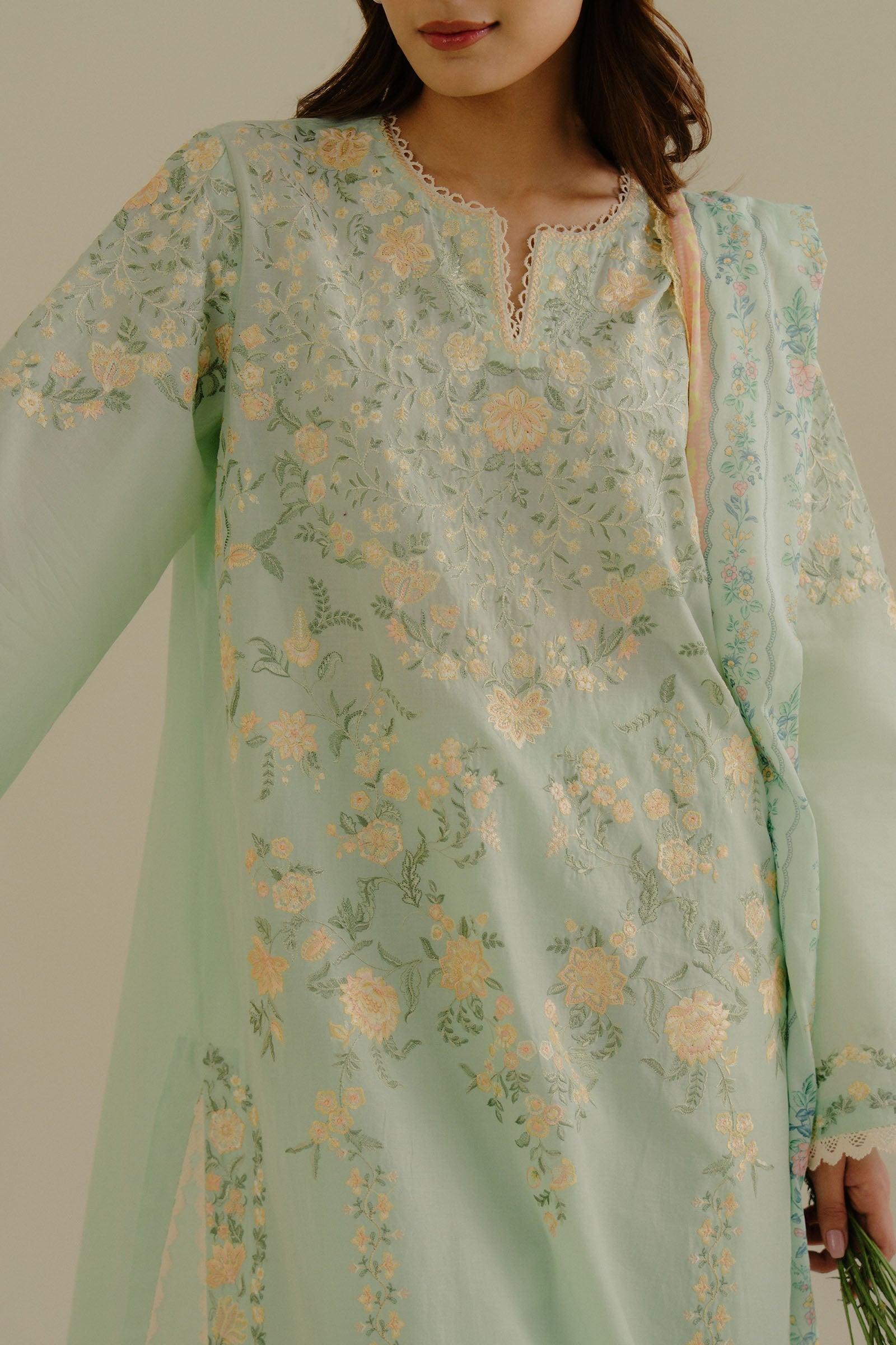 Coco Lawn Drop 2 Embroidered Eid Collection 2025 | Velin-7A