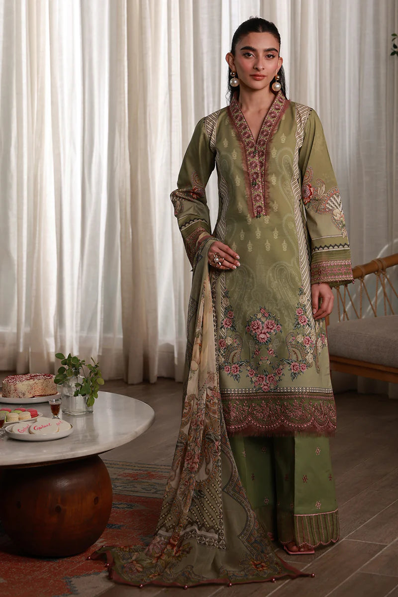 Gulaal Lawn Collection Volume-1 Unstitched Collection 2026 | D12 ALMA - Mirha Fashion