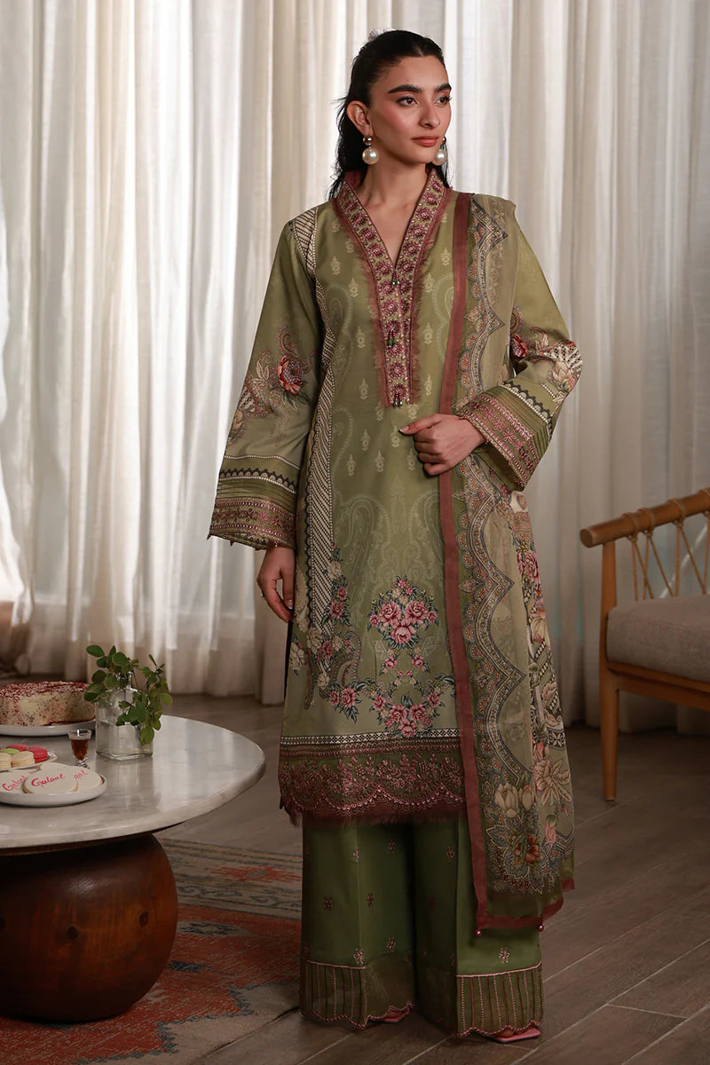 Gulaal Lawn Collection Volume-1 Unstitched Collection 2026 | D12 ALMA - Mirha Fashion