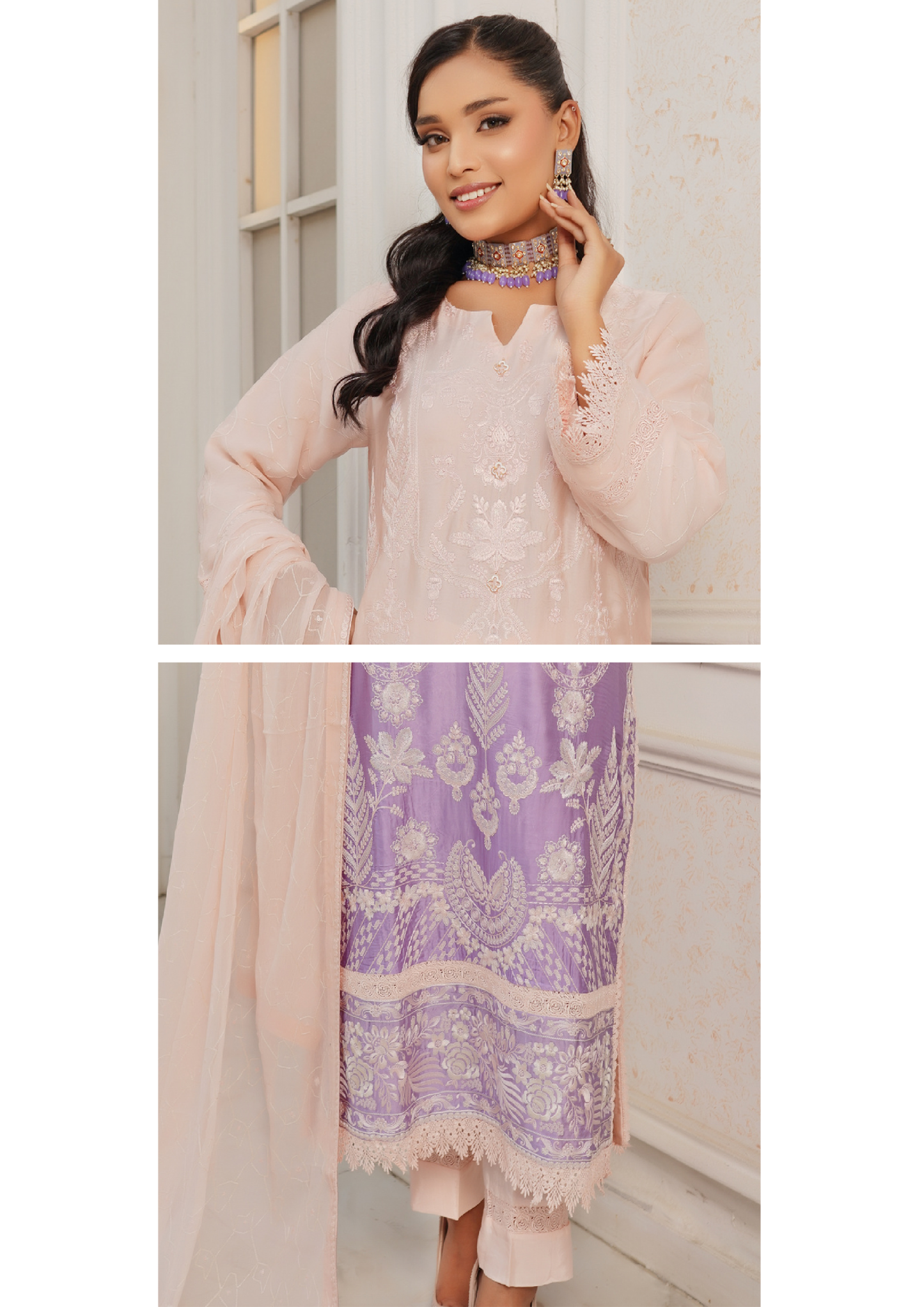 Agha Noor Silk Ready to Wear Collection Nov-2025 | Tea Pink