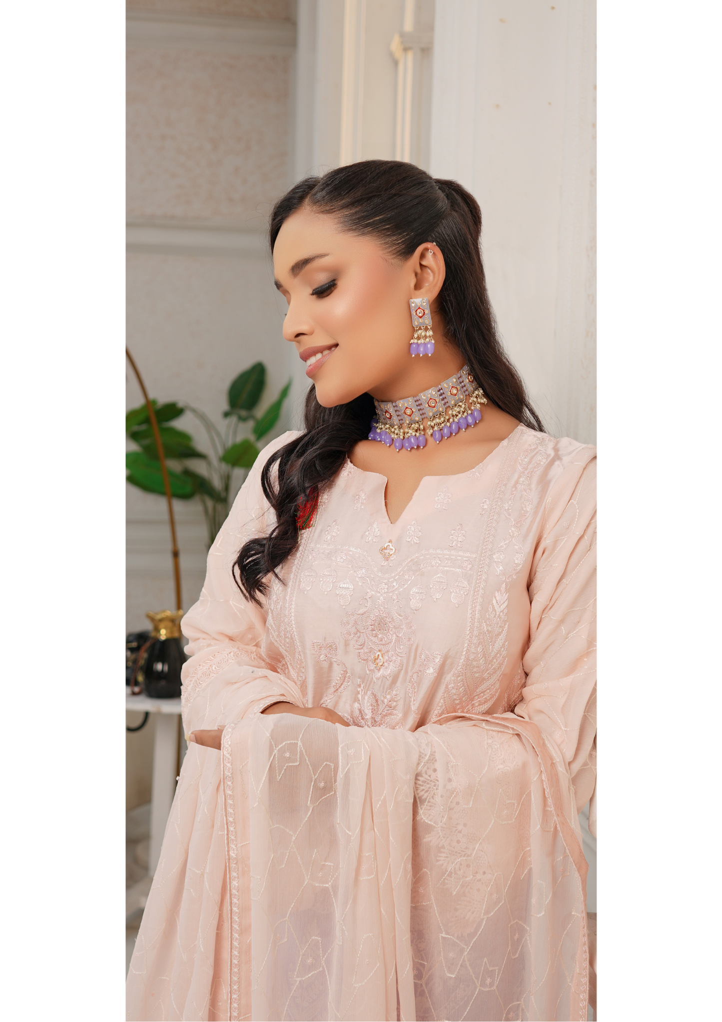 Agha Noor Silk Ready to Wear Collection Nov-2025 | Tea Pink
