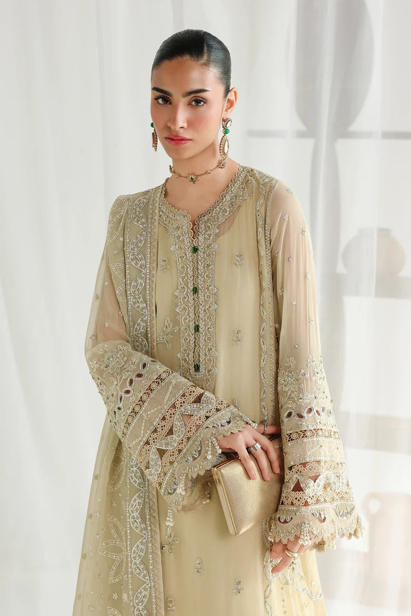 Qalamkar Luxury Chiffon Unstitched Collection | QCC-01 DEENA