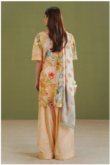 Coco By Zara Shahjahan Prints Drop-one Unstitched Collection 2026 | 9-B ELIX - Mirha Fashion