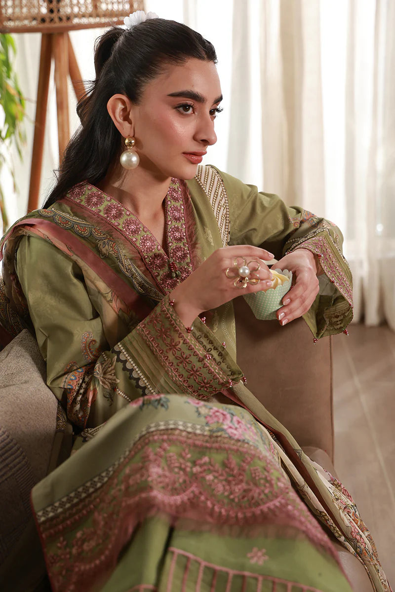 Gulaal Lawn Collection Volume-1 Unstitched Collection 2026 | D12 ALMA - Mirha Fashion
