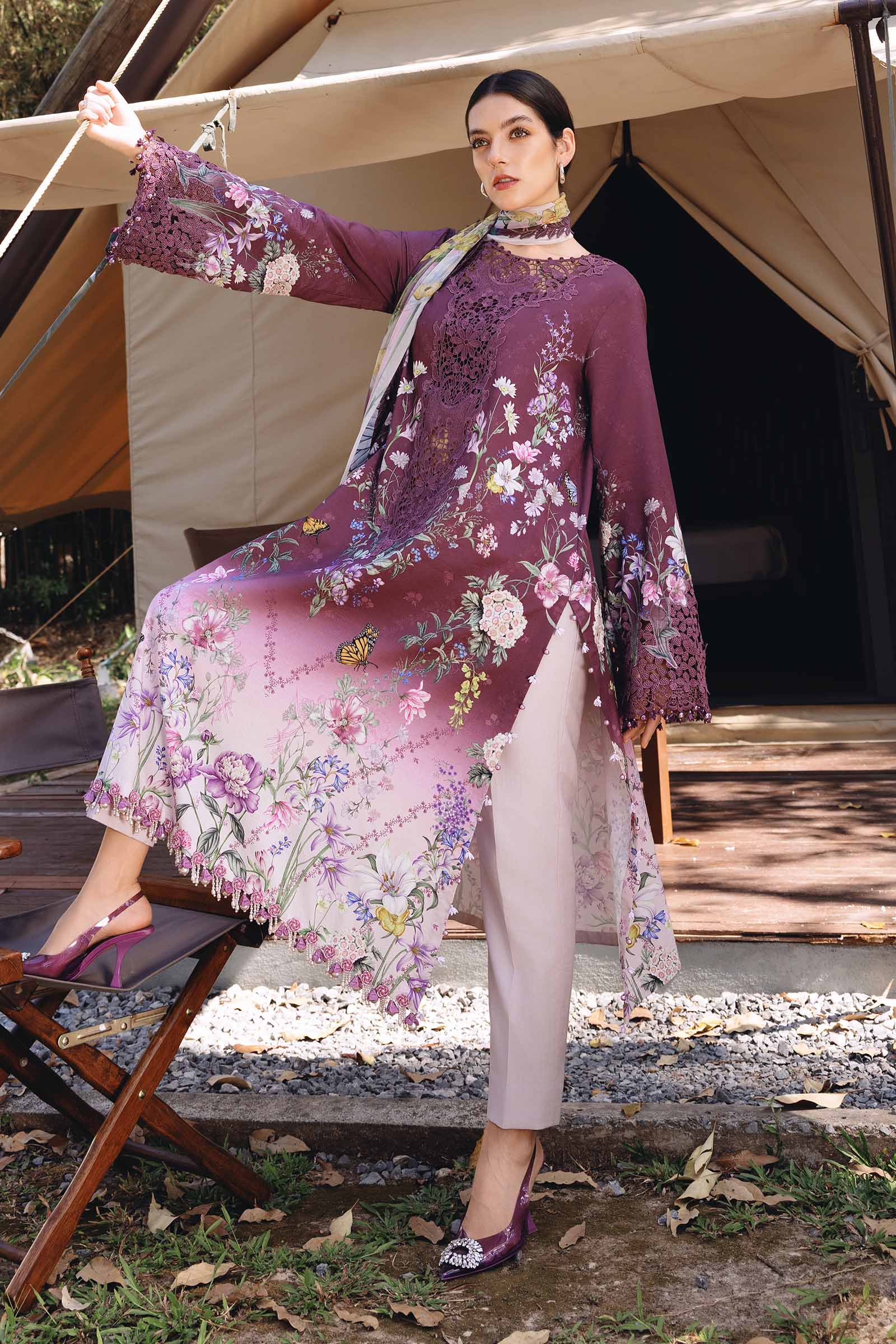 Maria B Mprints volume-29 3PCS Unstitched Collection 2026 | 9B - Mirha Fashion