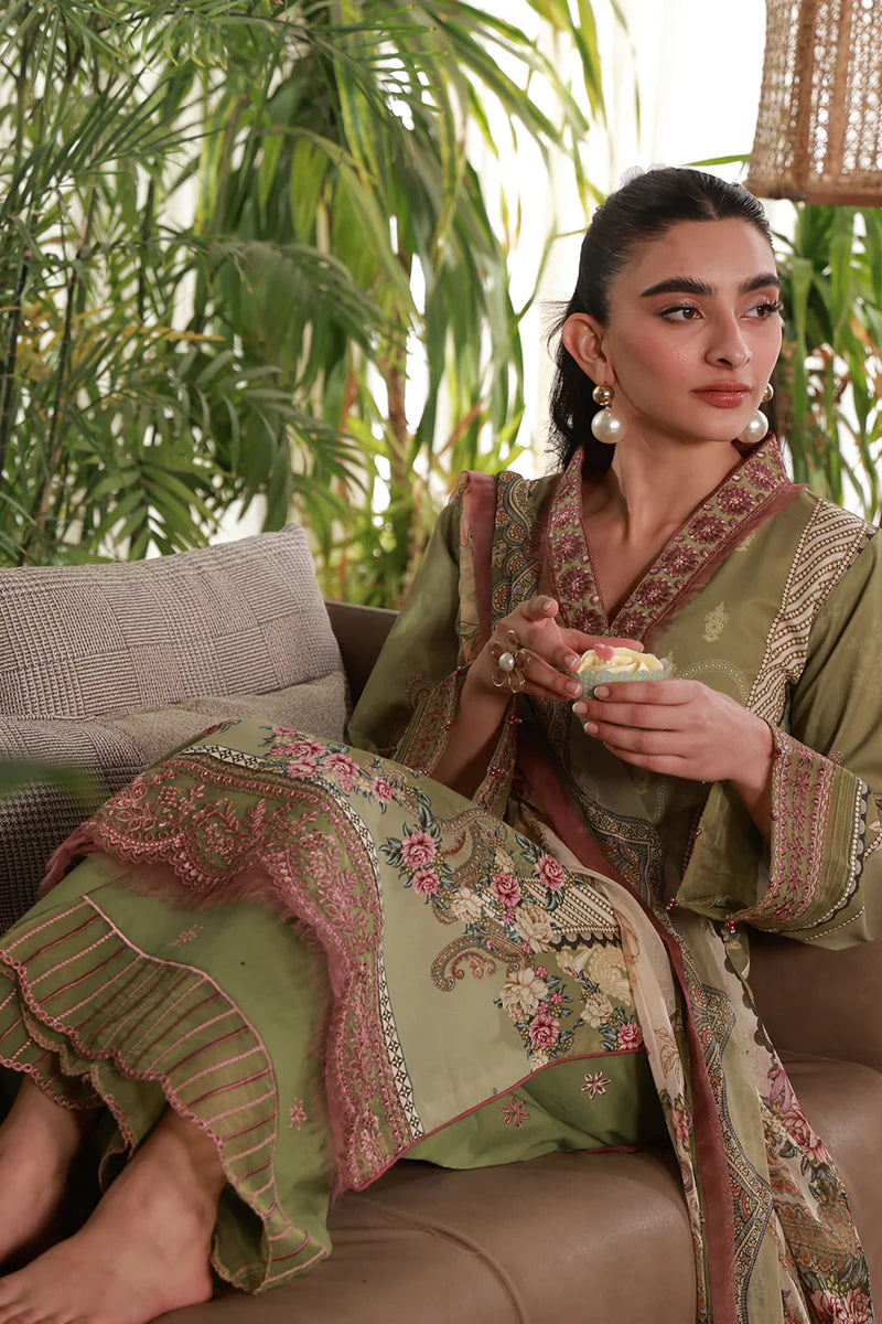 Gulaal Lawn Collection Volume-1 Unstitched Collection 2026 | D12 ALMA - Mirha Fashion