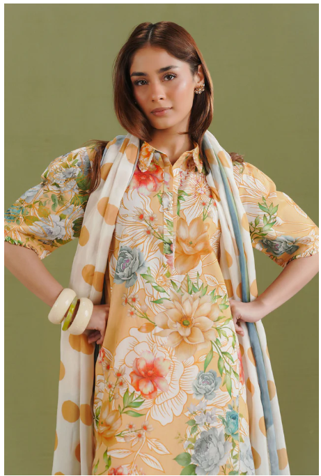 Coco By Zara Shahjahan Prints Drop-one Unstitched Collection 2026 | 9-B ELIX - Mirha Fashion