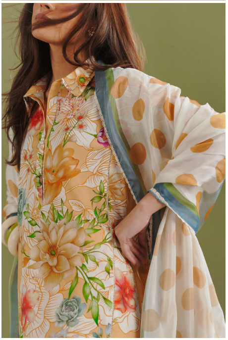 Coco By Zara Shahjahan Prints Drop-one Unstitched Collection 2026 | 9-B ELIX - Mirha Fashion