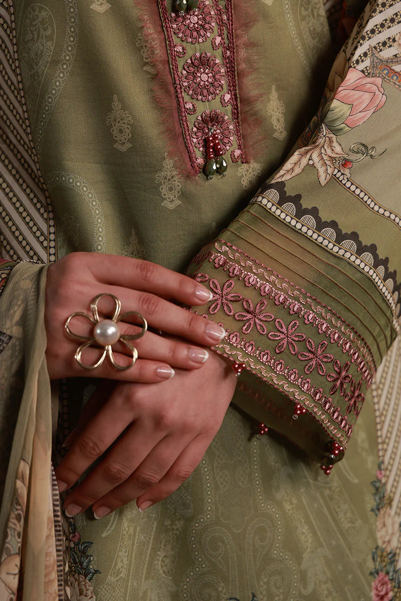 Gulaal Lawn Collection Volume-1 Unstitched Collection 2026 | D12 ALMA - Mirha Fashion