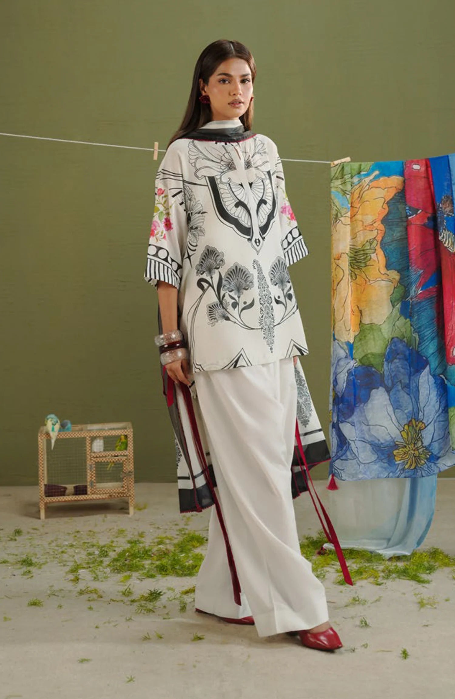 Coco By Zara Shahjahan Prints Drop-one Unstitched Collection 2026 | 10-A RAYA - Mirha Fashion