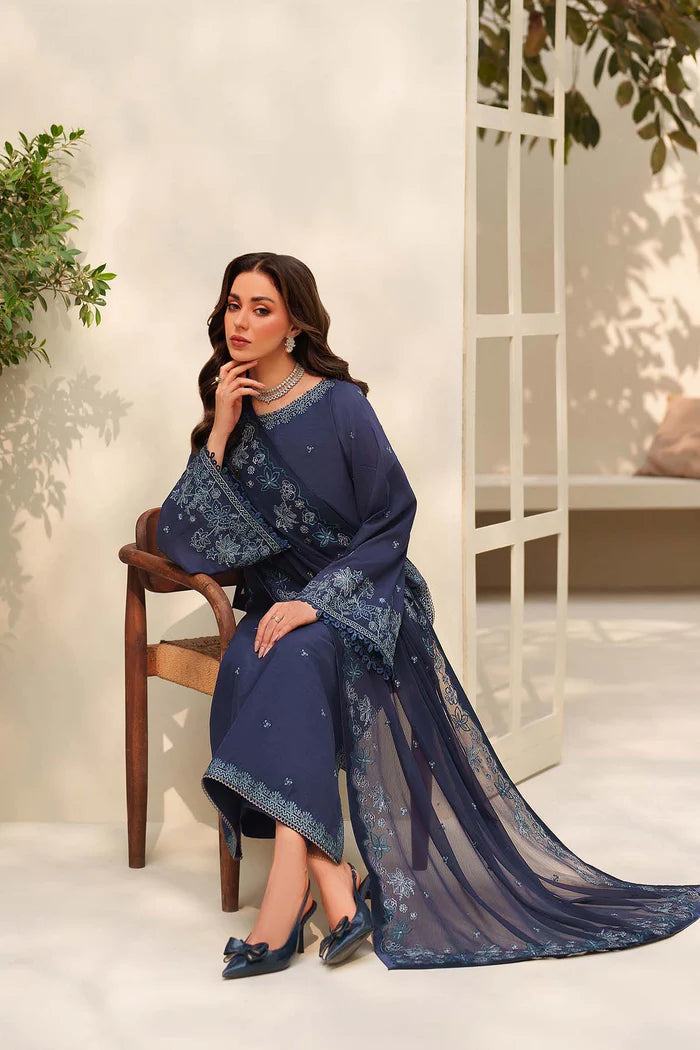 Zarif Exclusive Tabeer the Silk Edit Unstitched Collection 2026 | 09 ANAABI - Mirha Fashion