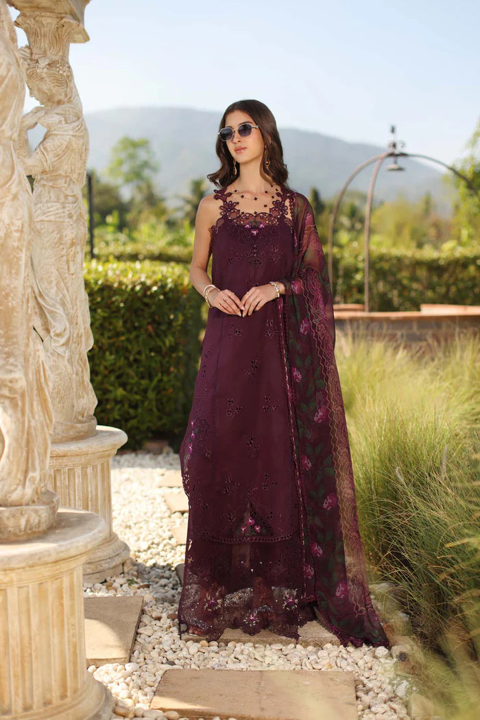 Noor By Saadia Asad Luxury Eid Handwork Schiffli Laserkari Collection 2026 | D8B-SELENE - Mirha Fashion