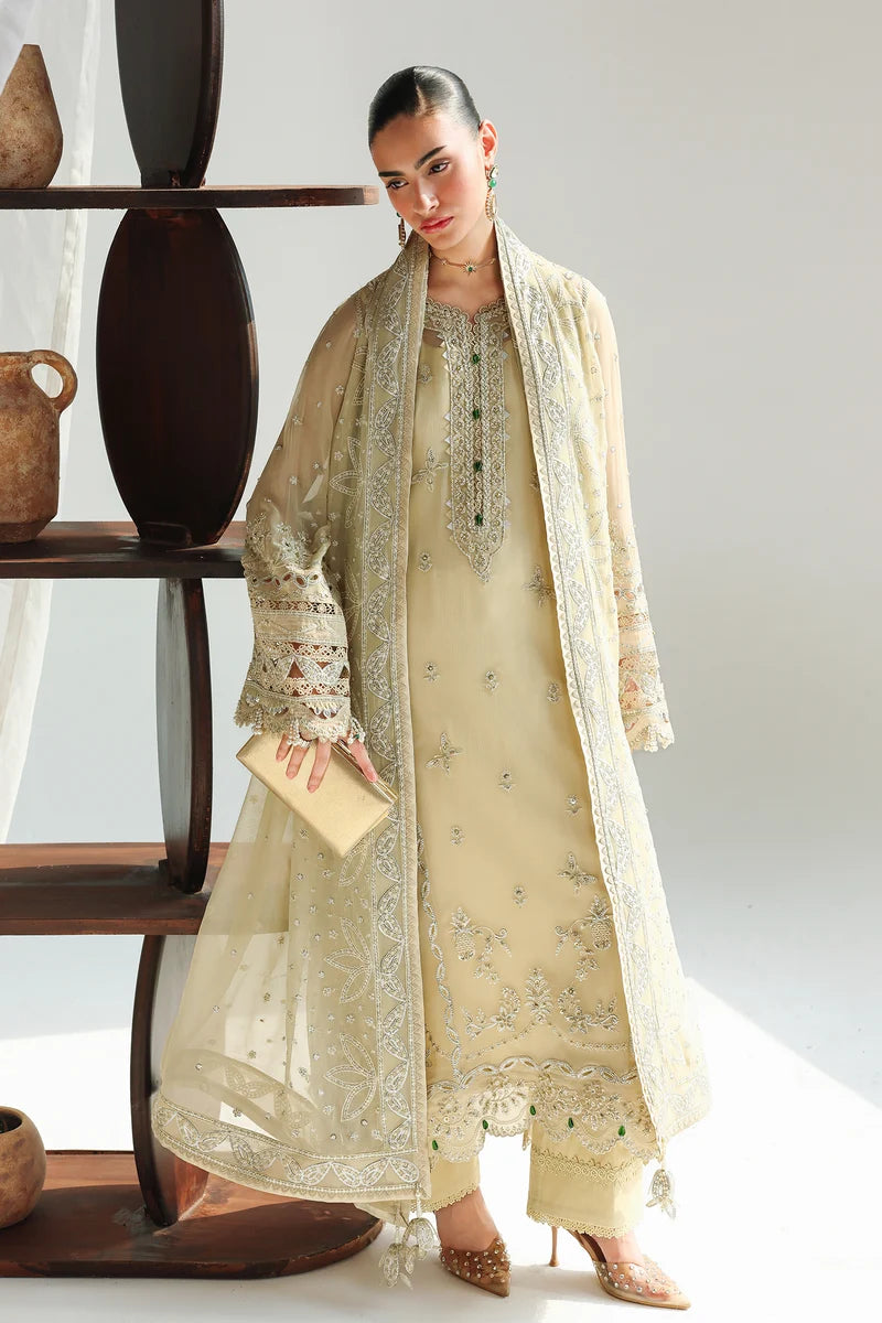 Qalamkar Luxury Chiffon Unstitched Collection | QCC-01 DEENA