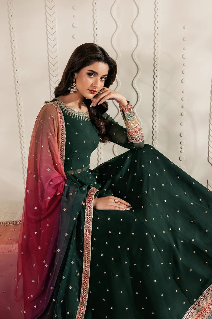 Zarif Bayaan Luxury Chiffon Unstitched Collection | D01 ALVA