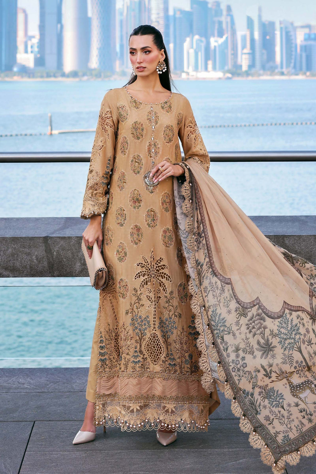 Maria B Luxury Lawn 3PCS Unstitched Collection 2026 | 5A - Mirha Fashion