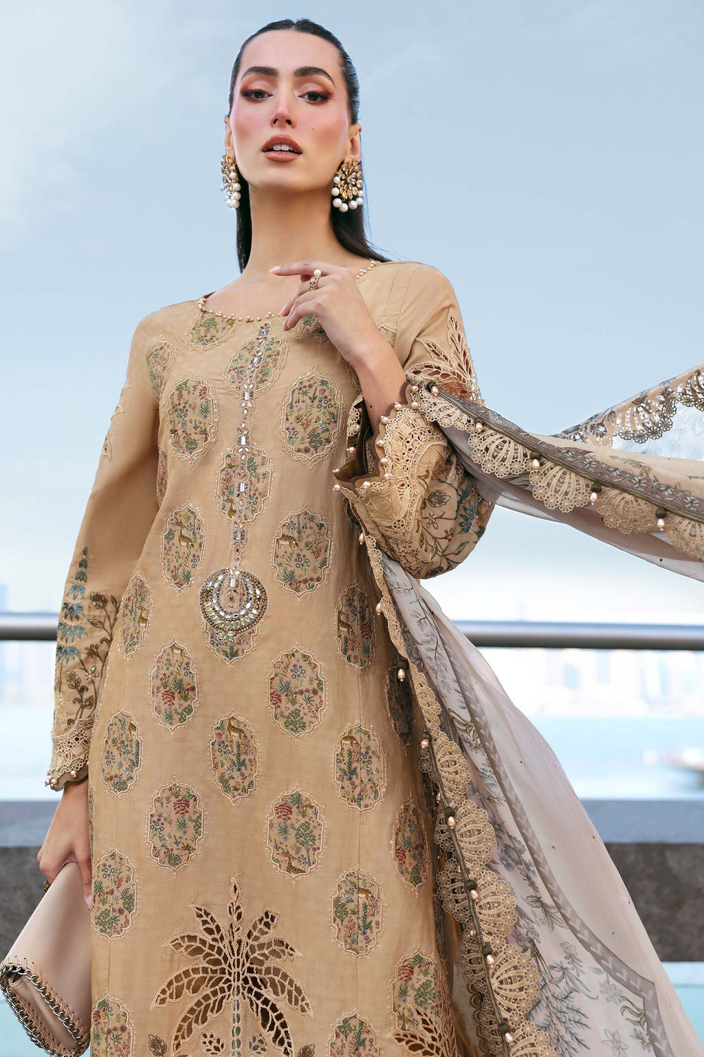 Maria B Luxury Lawn 3PCS Unstitched Collection 2026 | 5A - Mirha Fashion