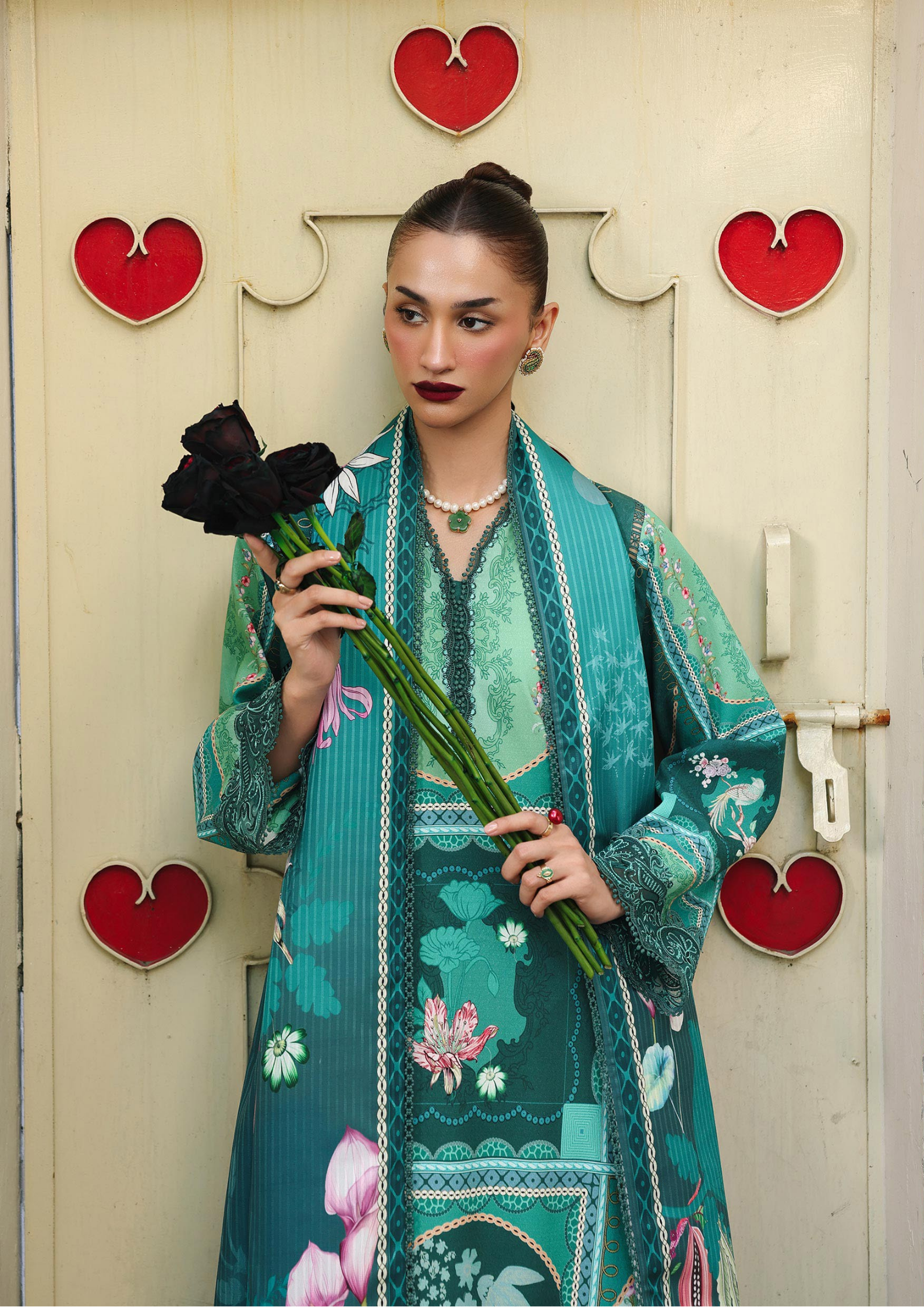 Qalamkar Qprints Winter 3PCS Unstitched Collection 2025 QW 08 B | Anika