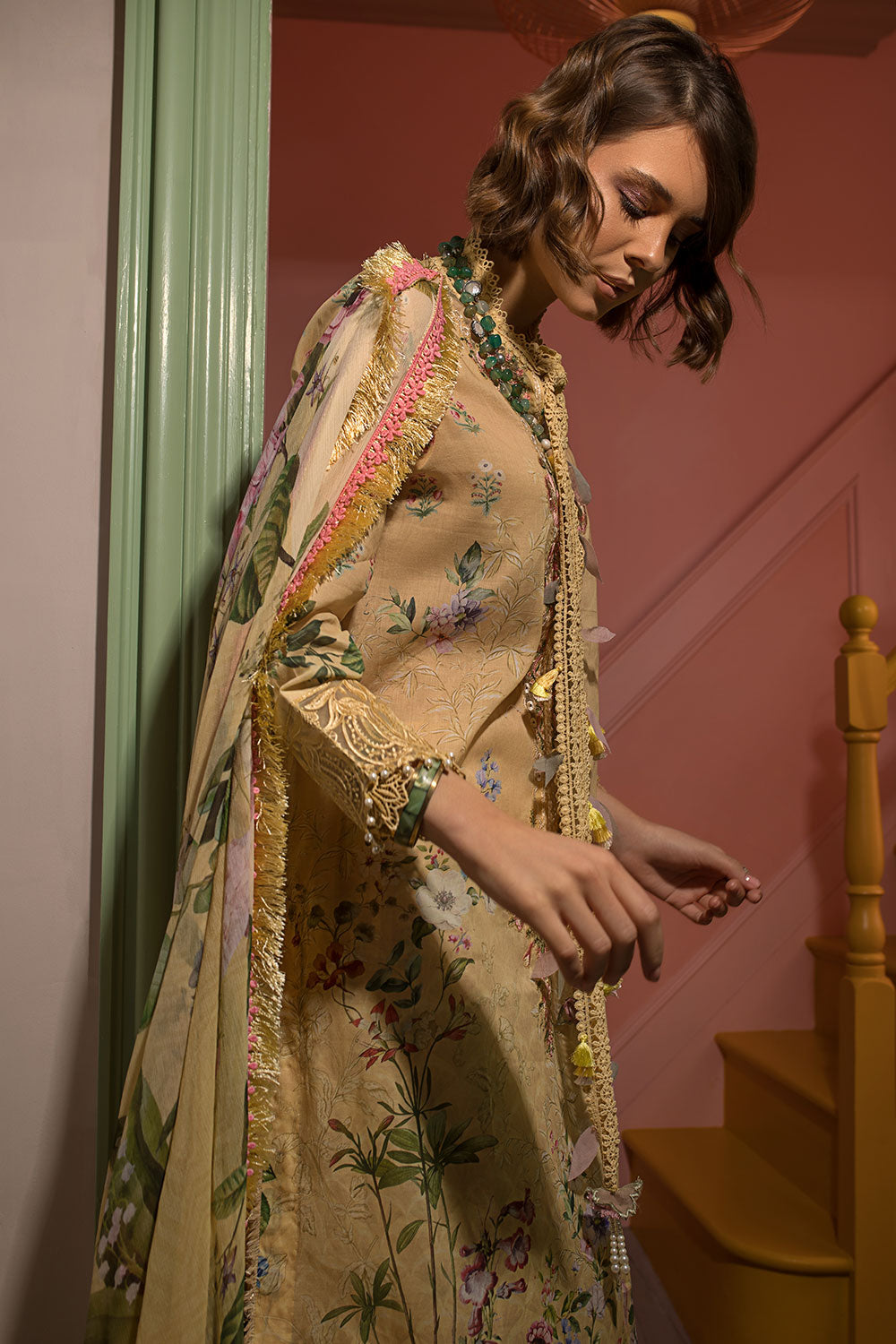 "Sobia Nazir Vital Lawn Collection -  7A - 2024 " - Mirha Fashion